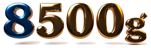 8500g